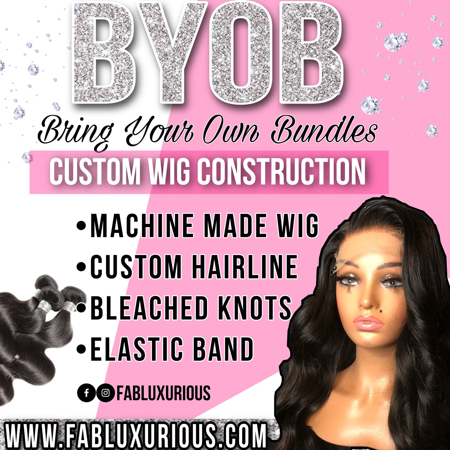 BYOB (Bring Your Own Bundles) Custom Wig